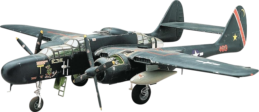 Aurora 85-7546 P-61 Black Widow 1:48 Scale